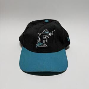 Florida Marlins Baseball Cap Adult Black Size L-XL MLB Baseball New Era Men’s